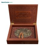 کتاب دیوان حافظ نفیس و معطر چرم و مس جعبه لپتاپی - Image 2