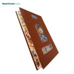 کتاب نفیس شاهنامه فردوسی چرمی همراه با تنگ خاتم قطع رحلی - Image 3