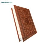 کتاب نفیس نهج البلاغه چرمی طرح برجسته همراه با جعبه - Image 3