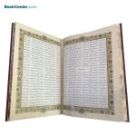 مجموعه نفیس شاهنامه چرمی همراه با دو گلدان خاتم و جعبه - Image 3