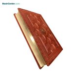 کتاب نفیس دیوان حافظ بصیر طرح برجسته پلاک‌دار با قاب کشویی - Image 3