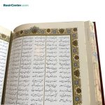 کتاب نفیس شاهنامه فردوسی چرمی همراه با تنگ خاتم قطع رحلی - Image 7
