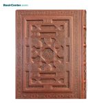 کتاب قرآن نفیس و معطر چرمی برجسته همراه با جعبه