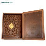 کتاب نفیس شاهنامه فردوسی چرمی همراه با جعبه - Image 2