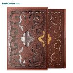 کتاب نفیس کلیات شمس تبریزی با قاب کشویی چرمی لیزری - Image 2