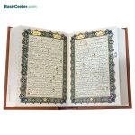 کتاب قرآن نفیس معطر چرمی قطع جیبی همراه با جعبه - Image 3