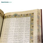 کتاب شاهنامه نفیس و معطر چرمی پلاک دار همراه با جعبه - تصویر 5