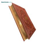 کتاب قرآن نفیس و معطر جلد چرمی همراه با جعبه - Image 3