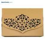 کتاب قرآن نفیس و معطر جلد چرمی همراه با قاب بازشو قطع رحلی - Image 5