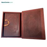 کتاب نفیس کلیات شمس تبریزی همراه با جعبه طرح چرم و مس - تصویر 3