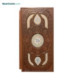 مجموعه دو جلدی قرآن و نهج البلاغه قطع پالتویی با قاب کشویی - Image 2