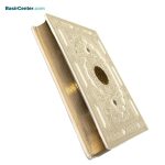 كتاب قرآن نفيس چرم سفيد بصير(قرآن عروس گلاسه) - Image 4